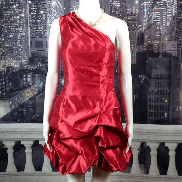 ruched back dress Ruched Atria Prom Dress with Open Tie Back
